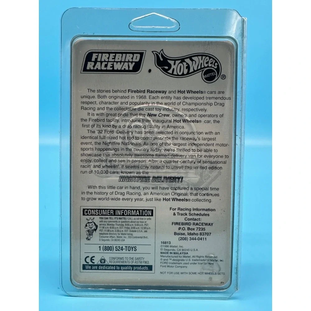 1996 Hot Wheels‎ Firebird Raceway Nightfire Delivery - Limited Edition
